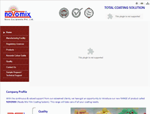 Tablet Screenshot of novomix.in